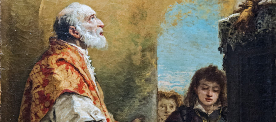 St. Philip Neri by Giandomenico Tiepolo 001 900x400